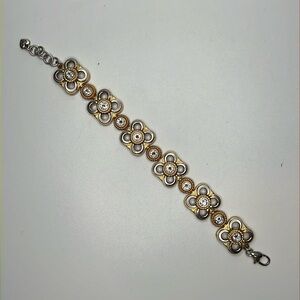 Brighton Two-tone Clear Stone bracelet!